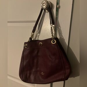 Coach Purple Shoulder Bag